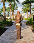 Jungle Fever Maxi Dress - Mustard