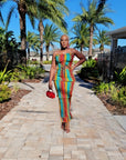 Island Gyal Smocked Dress