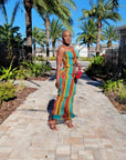 Island Gyal Smocked Dress