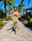 Tropics Smocked Dress