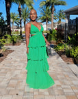 Naomi Chiffon Ruffle Dress