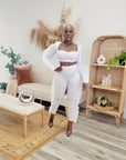 Roxy 2pc Ruffle Pants Set