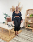 Roxy 2pc Ruffle Pants Set