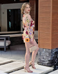 Miley 3D Floral 2pc Skirt Set
