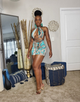 Python Strappy Romper