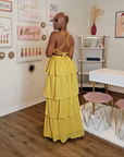 Naomi Ruffle Maxi Dress