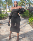 Milani Feathered Dress