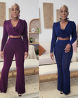 Glam Babe 2pc Pants Set