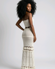 Santorini Crochet Skirt Set