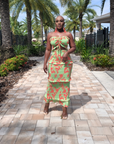 Tropics Smocked Dress