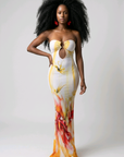 Tahiti Bloom Tube Dress