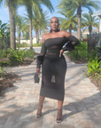Milani Feathered Dress
