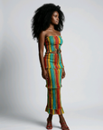 Island Gyal Smocked Maxi Dress
