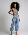 High Waist Balloon Jeans