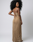 Maria Crochet Fringe Dress