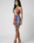 Karlie Ombre Halter Dress