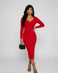 Camilla Ribbed Dress