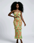 Tropics Smocked Maxi Dress