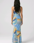 Blue Wave Flamenco Dress