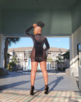 Mesh Madness Mini Dress