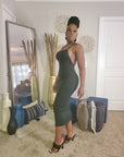 Summer Babe Crossback Midi Dress
