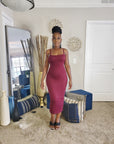 Summer Babe Crossback Midi Dress