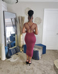 Summer Babe Crossback Midi Dress