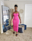 Summer Babe Crossback Midi Dress