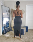 Summer Babe Crossback Maxi Dress