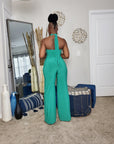 Halter Wide Leg Jumpsuit