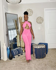 Halter Wide Leg Jumpsuit