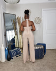 Halter Wide Leg Jumpsuit