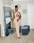 Halter Wide Leg Jumpsuit
