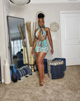 Python Strappy Romper
