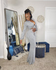 Sasha Long Sleeve 2pc Skirt Set