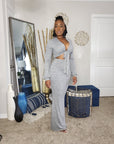 Sasha Long Sleeve 2pc Skirt Set