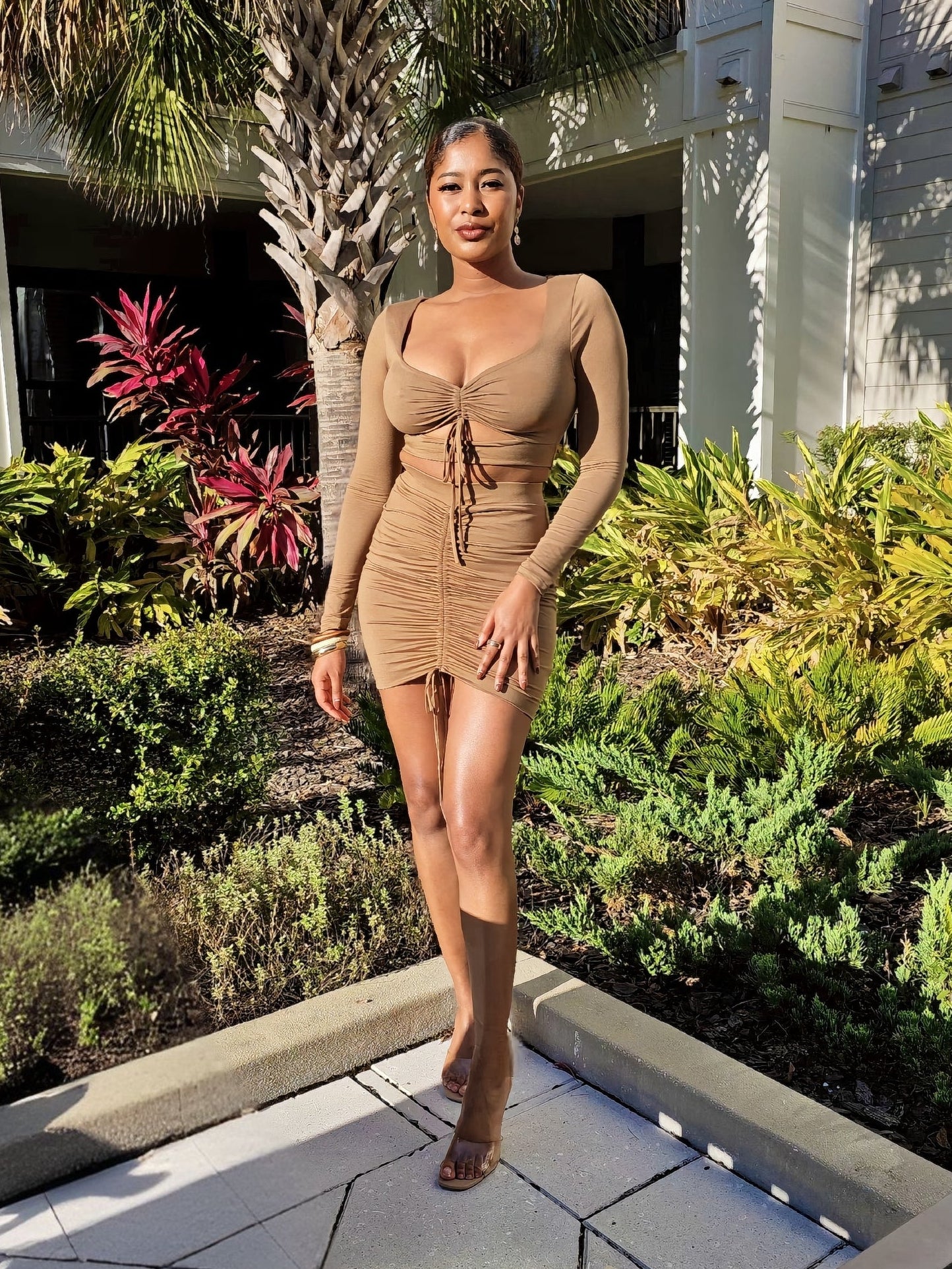 Send In The Nudes 2pc Skirt Set