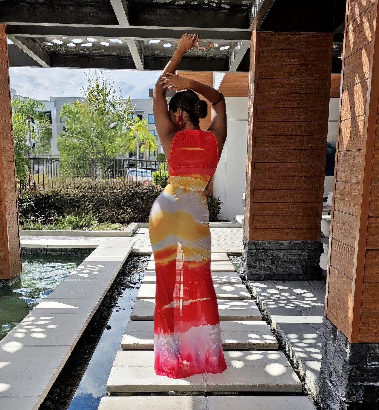 Ocean Fire Mermaid Dress