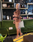 Safari Long Sleeve Midi Dress