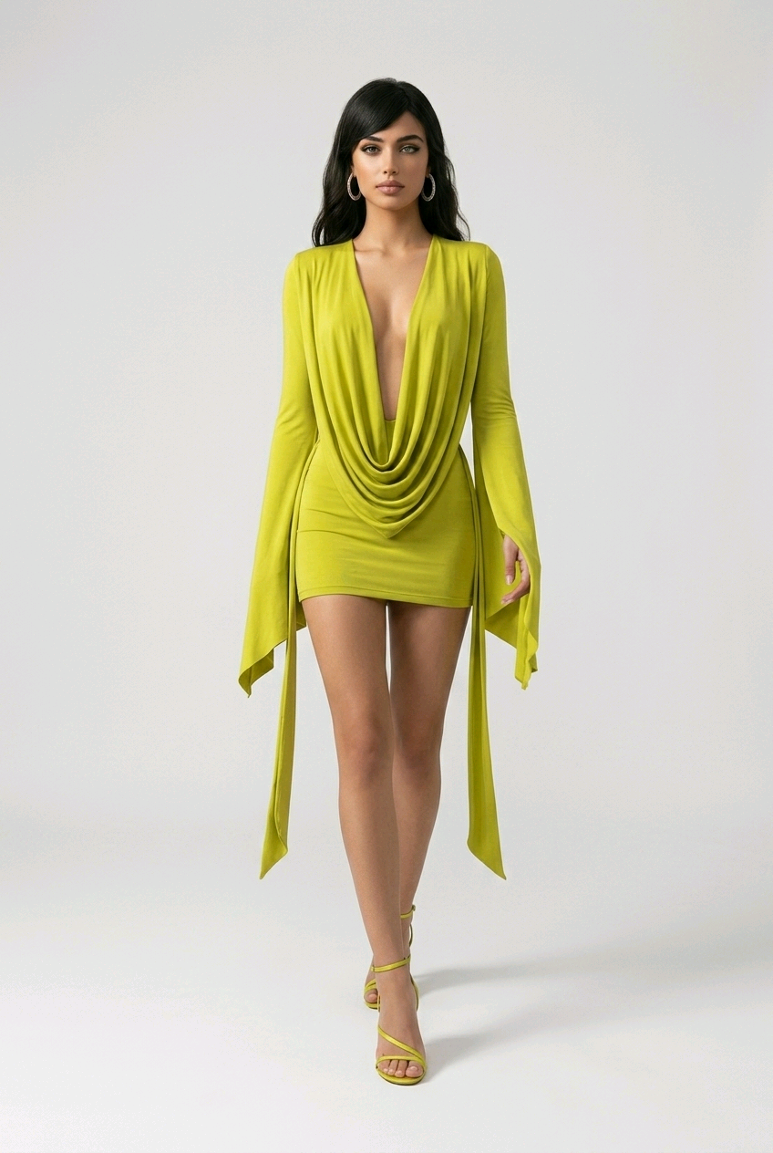 Pocahontas Cowl Dress