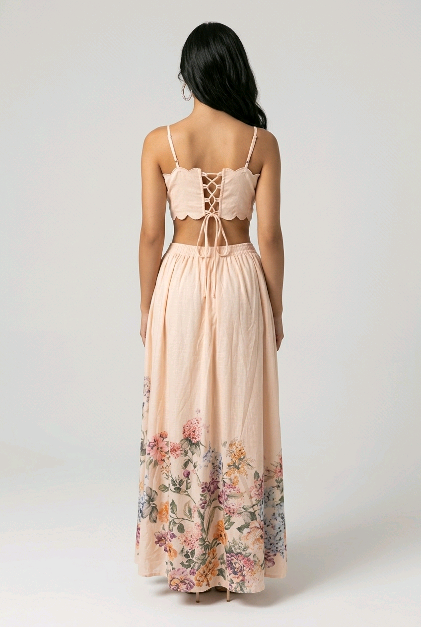 Tuscany Floral Maxi Dress
