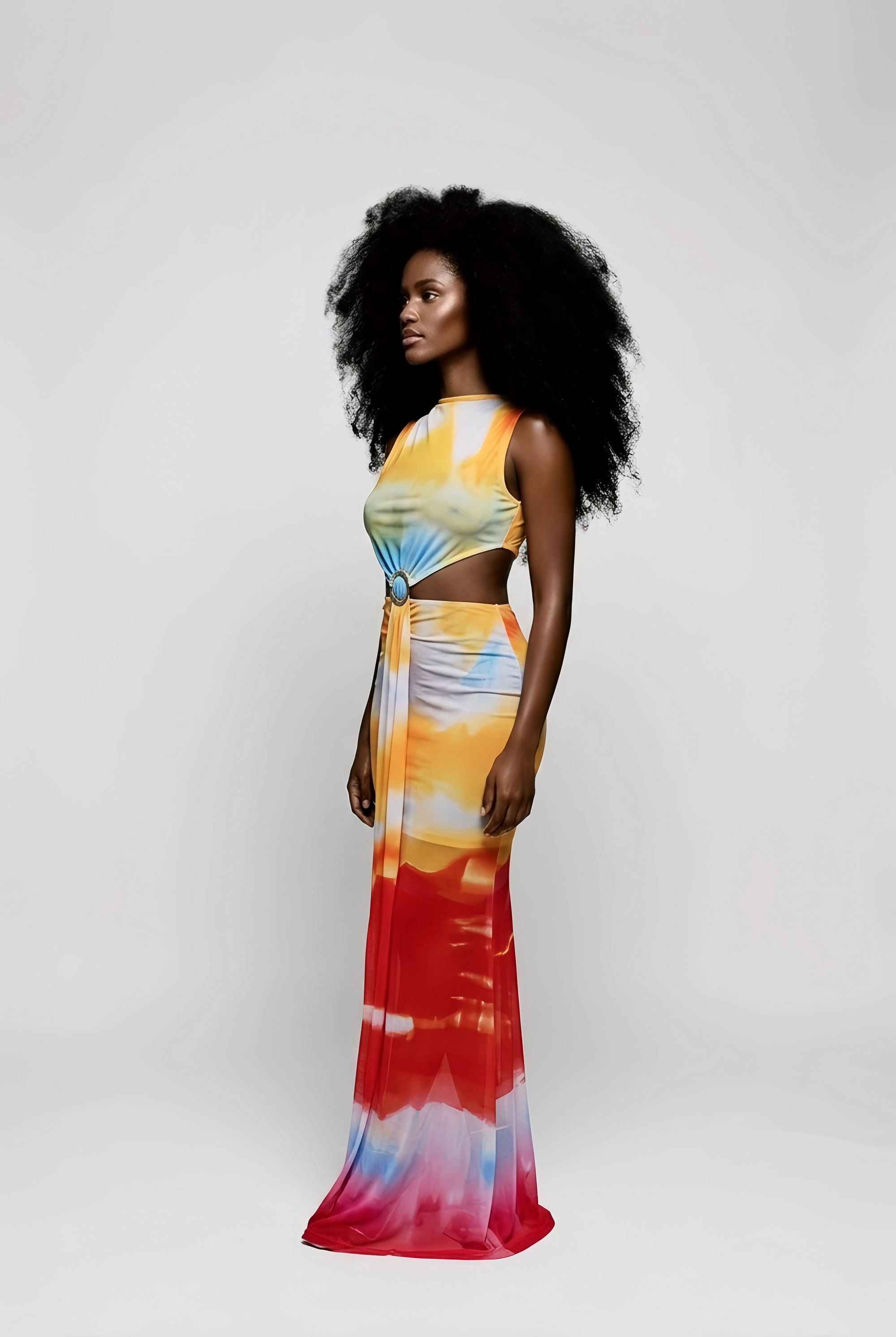 Ocean Fire Mermaid Dress