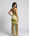 Gardenia Fringe Dress