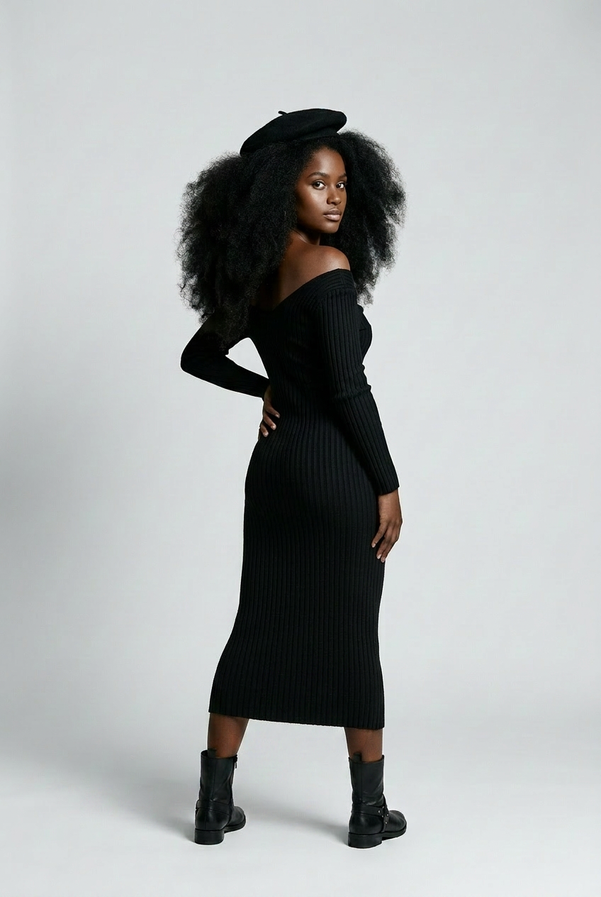 Camilla Ribbed Dress