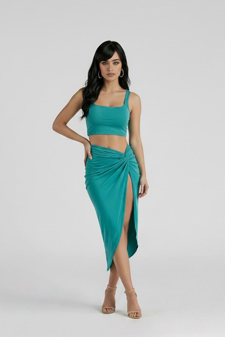 Paradise Twist Skirt Set
