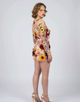 Miley 3D Floral Skirt Set