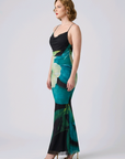 Emerald Bloom Maxi Dress
