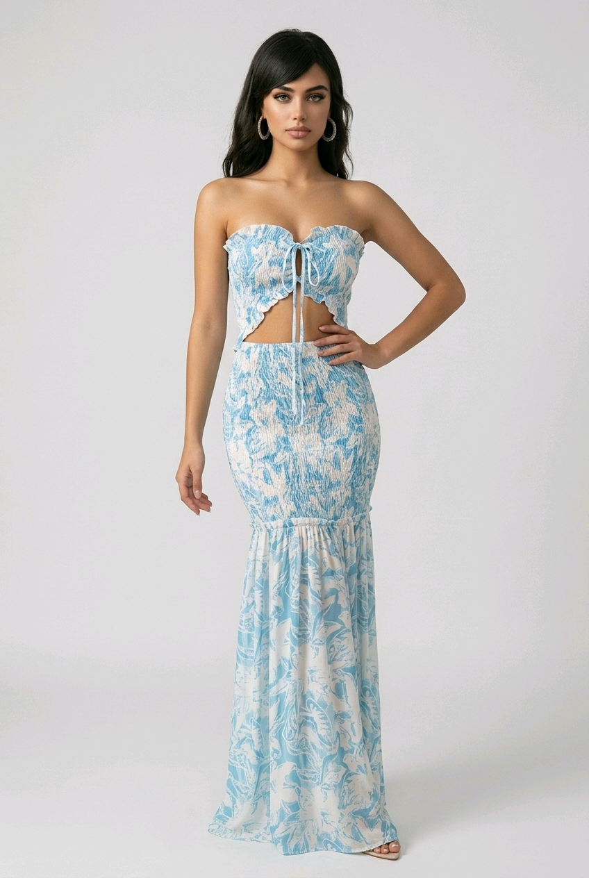Madison Smocked Maxi Dress