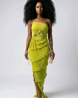 Jardin Luxe Ruffle Dress