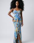 Blue Wave Flamenco Dress